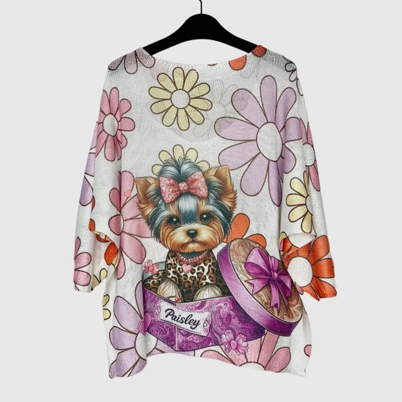 23 Made in Italy beautiful oversized graphic Tunic - Picture 2 of 2